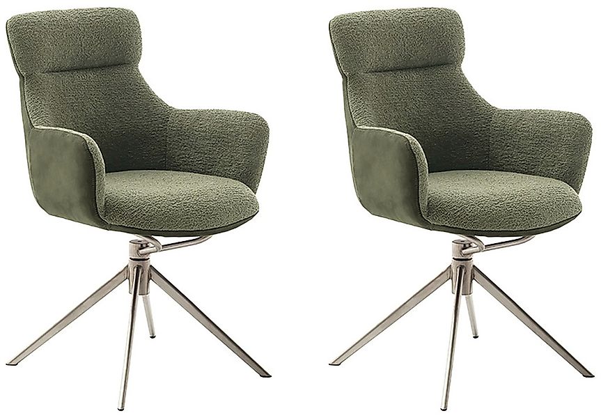 MCA furniture Esszimmerstuhl, Feingewebe, (2er-Set), drehbar 360, Dreh- & S günstig online kaufen