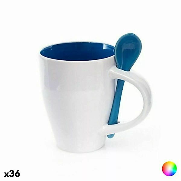 Tasse Mit Löffel Top Can Cap 149459 (350 Ml) (36 Stück) günstig online kaufen