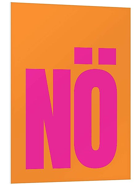 Posterlounge Poster Ohkimiko, NÖ, Orange, Jugendzimmer günstig online kaufen