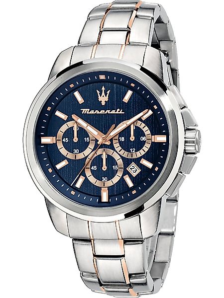 MASERATI Quarzuhr Maserati R8873621008 Successo Chronograph Herrenuhr 44mm günstig online kaufen