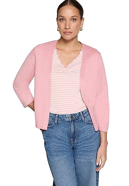 Zero Strickjacke Damen mit 3/4 Arm (1-tlg) Plain/ ohne Details günstig online kaufen