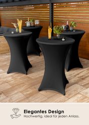 Gräfenstayn Stehtischhusse Stretchbezug Stehtisch Hussen, Elegante günstig online kaufen