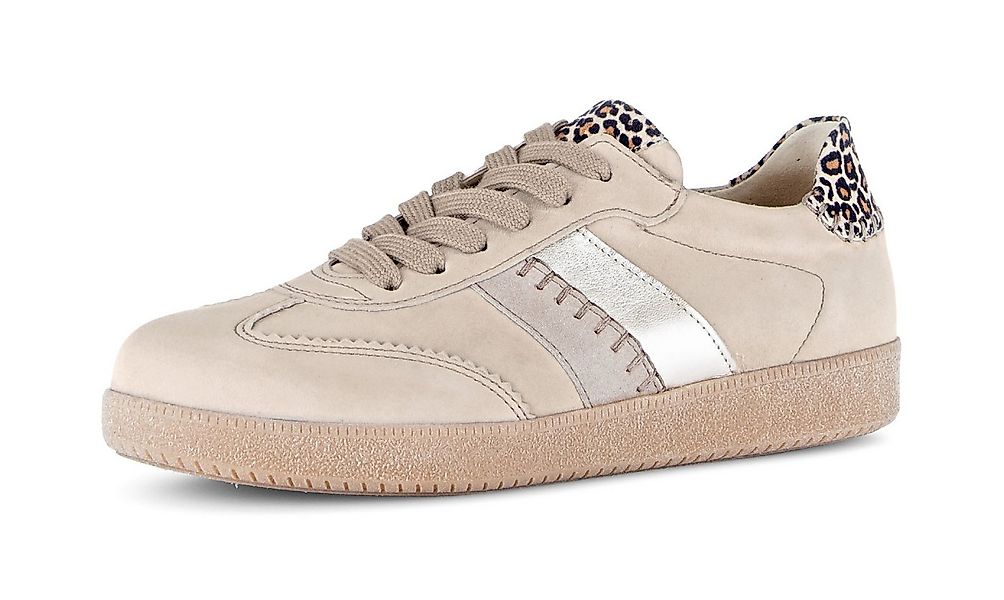 Gabor Sneaker, Freizeitschuh, Halbschuh, Schnürschuh mit bunten Kontrastbes günstig online kaufen