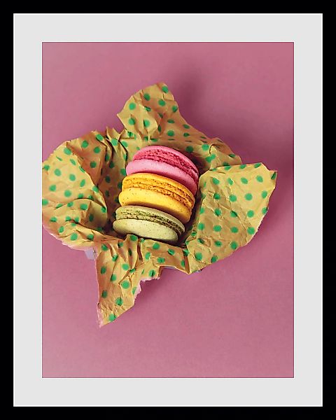 queence Bild »Macarons«, Essen-Lebensmittel-Kunst-Art-Süßigkeiten-Süßspeise günstig online kaufen