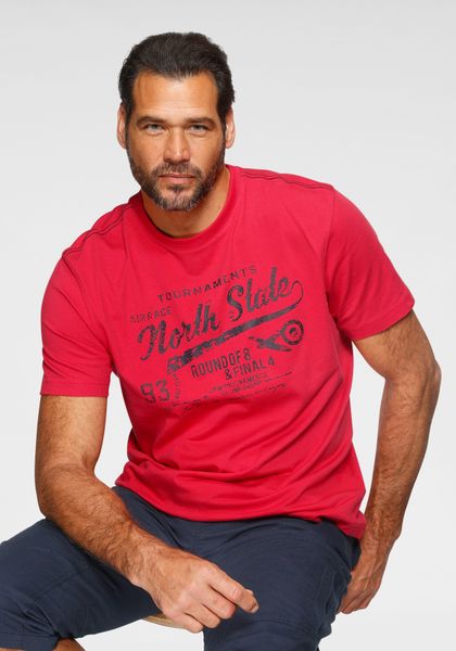 Man's World T-Shirt Kurzarm, bedruckt, Rundhalsausschnitt, günstig online kaufen