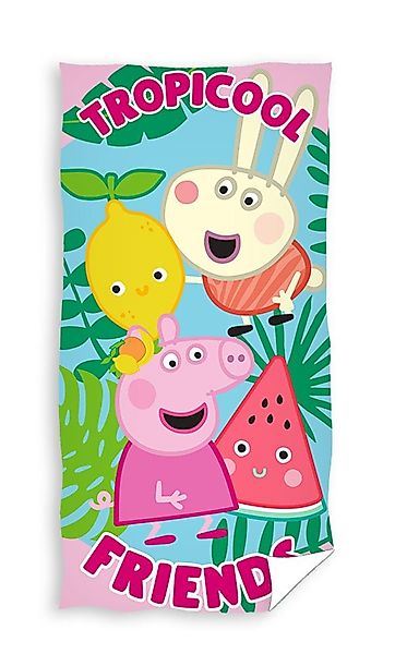 Peppa Pig Strandtuch Peppa Pig Badetuch günstig online kaufen