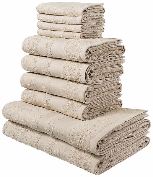 my home Handtuch Set Vanessa, 10-tlg günstig online kaufen