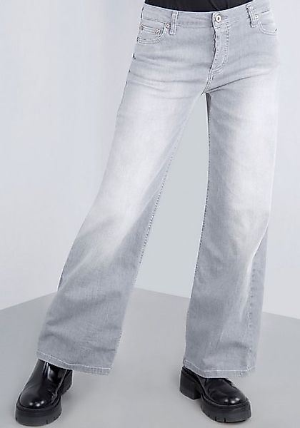 Please Jeans 5-Pocket-Jeans mit weitem Bein und Fade-Out Effekten günstig online kaufen