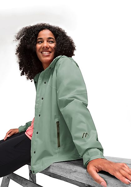 Maier Sports Outdoorjacke "Metor rec W", Damen Regenjacke wasserdicht mit K günstig online kaufen