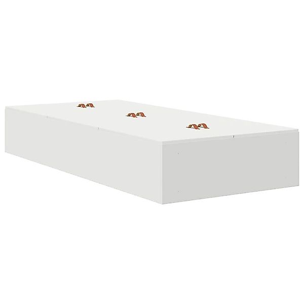 vidaXL Bett Bettgestell mit Speicher Weiß günstig online kaufen