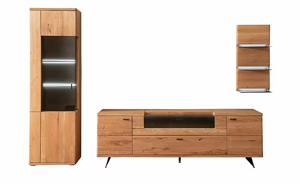 Woodford Wohnkombination  Rosiro ¦ holzfarben ¦ Maße (cm): B: 305 H: 209 T: günstig online kaufen