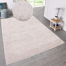 my home Hochflor-Teppich "Malin" rechteckig 43 mm Höhe Shaggy in Uni-Farben günstig online kaufen