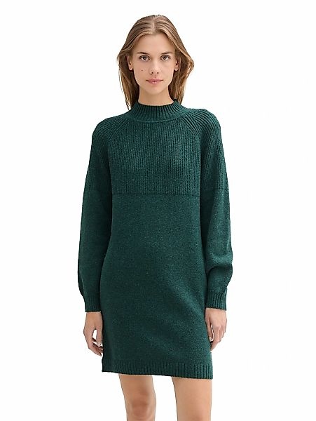 TOM TAILOR Denim Strickkleid Ohne Taschen mit Rippstruktur günstig online kaufen