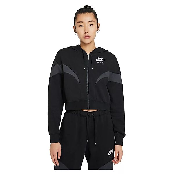 Nike Sportswear Air Sweatshirt Mit Reißverschluss L Black / Dk Smoke Grey / günstig online kaufen