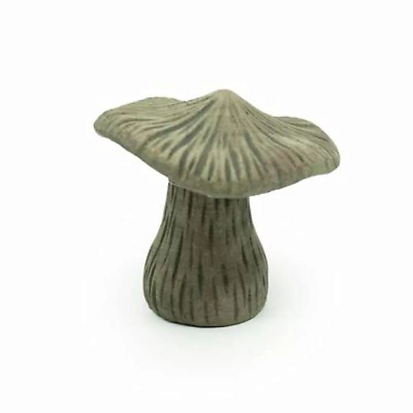 HTI-Living Gartenfigur Terrakotta Pilz grau günstig online kaufen