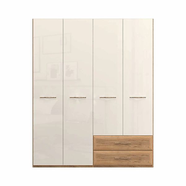 Home affaire Kleiderschrank "Gala, beige hochglänzend UV lackiert, kratzfes günstig online kaufen