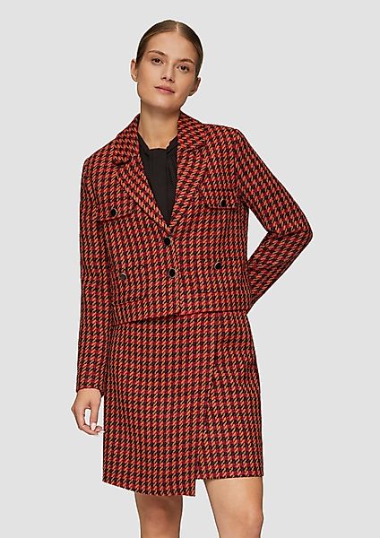s.Oliver Jackenblazer Indoor-Blazer Kurzer Bouclé-Blazer mit günstig online kaufen
