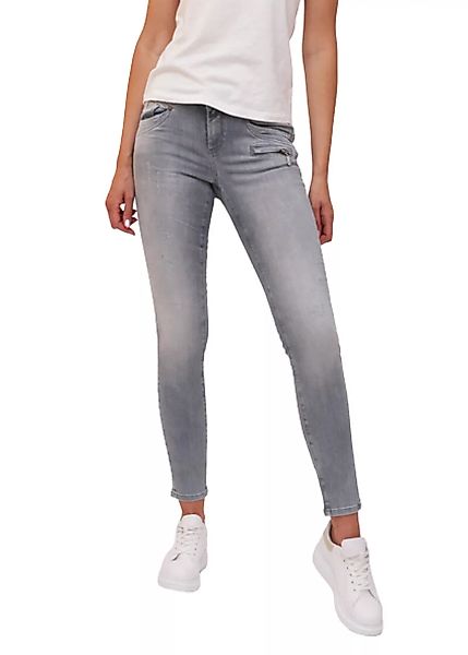 M.O.D. Damen Jeans SUZY - Skinny Fit - Grau - Hippo Grey günstig online kaufen