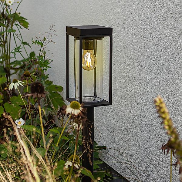 LUTEC LED Solarleuchte "FLAIR", Leuchtmittel E27  Leuchtmittel wechselbar günstig online kaufen