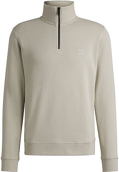 BOSS Zetrust Halfzip Pullover Hellbeige - Größe 3XL günstig online kaufen