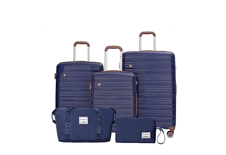 Travelhouse Trolleyset Ascona, 4 Rollen, (Spar-Set, 5 tlg., Hartschalen Tro günstig online kaufen