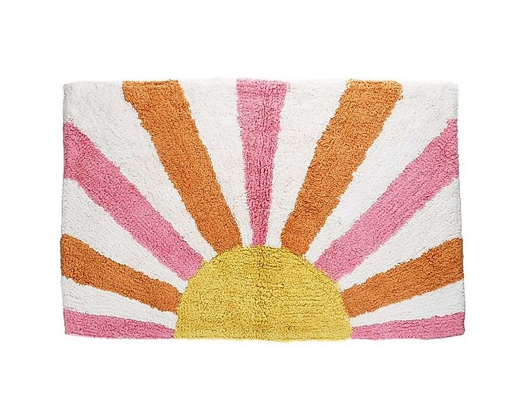 Rex London Badematte Badmatte 80x50cm buntes Motiv Badvorleger, Baumwolle günstig online kaufen