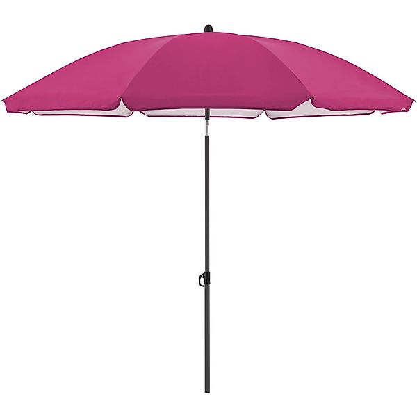 Derby Marktschirm COMO Ø 165 cm Pink mit Handöffner günstig online kaufen