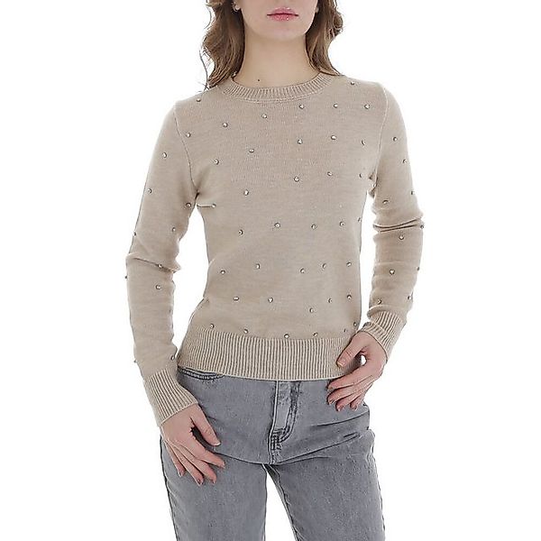Ital-Design Strickpullover Damen Freizeit (88578861) Strass günstig online kaufen