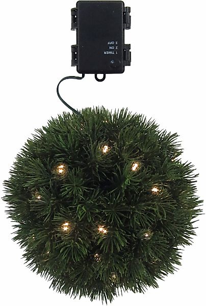 Creativ green Dekokugel "Weihnachtsdeko aussen", mit zahlreichen Tannenspit günstig online kaufen