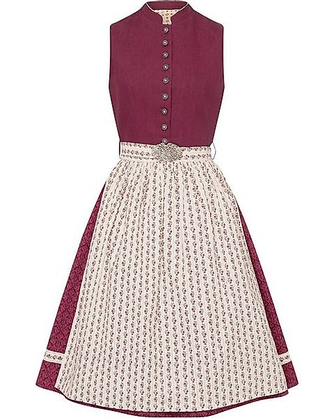 Almsach Dirndl Hochgeschlossenes Midi Dirndl günstig online kaufen