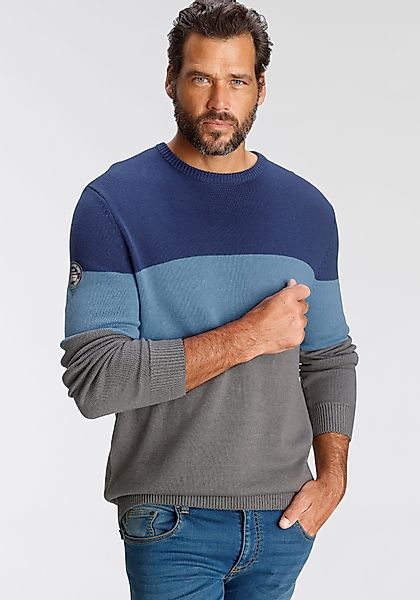 Man's World Rundhalspullover Bis Größe 5 günstig online kaufen