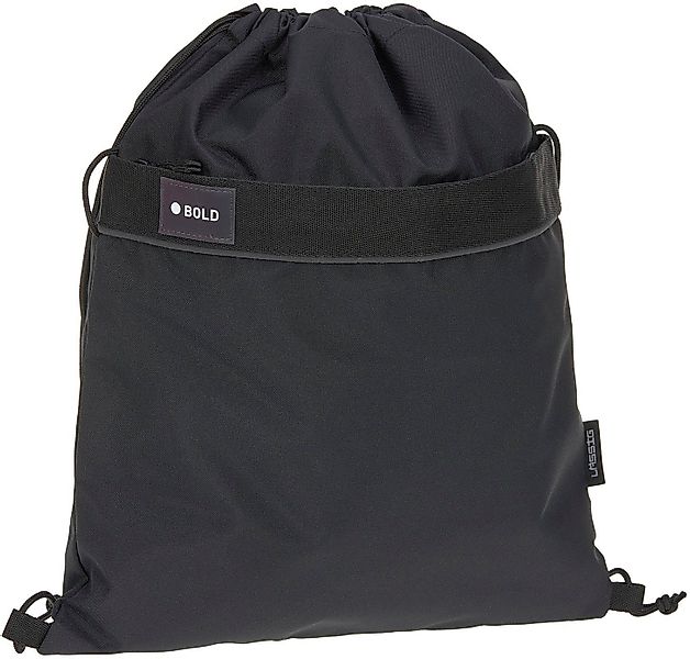 LÄSSIG Turnbeutel Bold, black, aus recyceltem günstig online kaufen