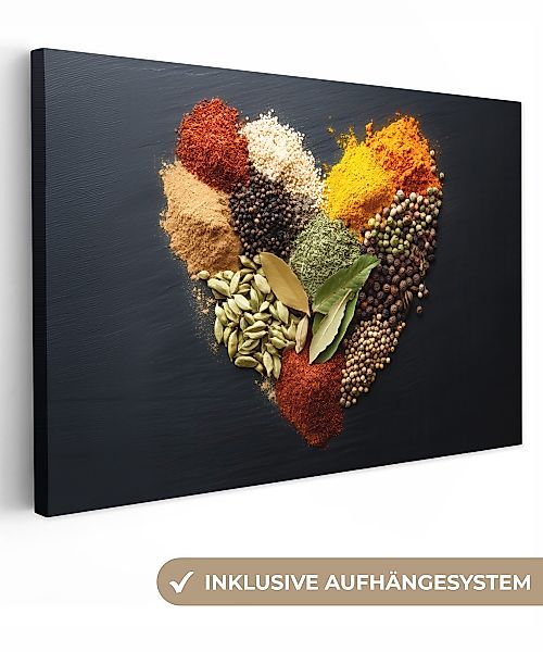 OneMillionCanvasses® Leinwandbild Gewürze - Mischung - günstig online kaufen