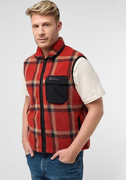 Jack Wolfskin Fleeceweste FELSLICHT CHECK VEST günstig online kaufen
