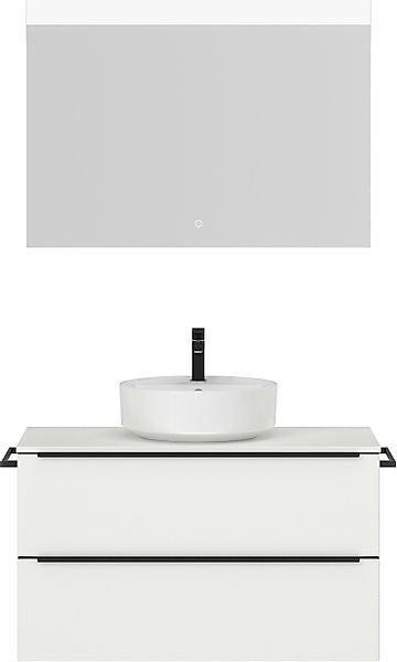 nobilia® Badmöbel-Set »Alvene«, (2 St., vormontiert, mit Soft-Close), inkl. günstig online kaufen