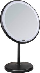 WENKO Kosmetikspiegel "Onno" schwarz, mit LED und Touch-Funktion günstig online kaufen
