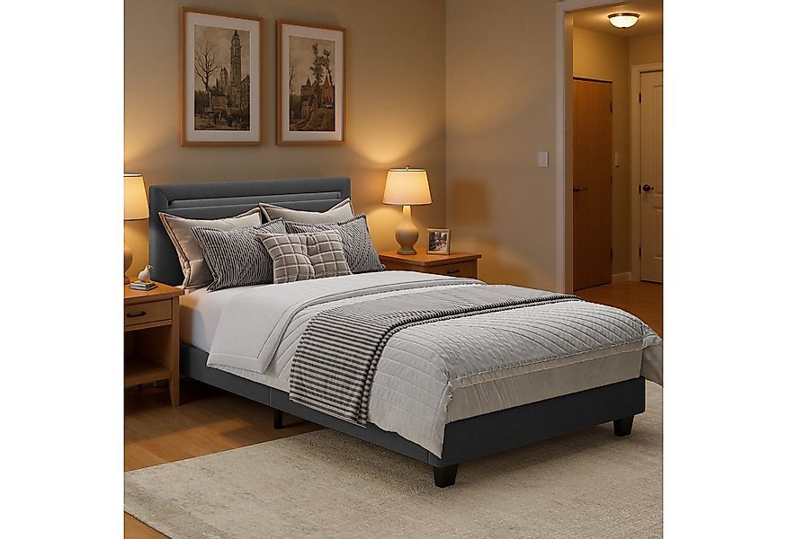 Bealife Polsterbett lsterbett Einzelbett,Bettgestell mit Kopfteil, Lichtlei günstig online kaufen