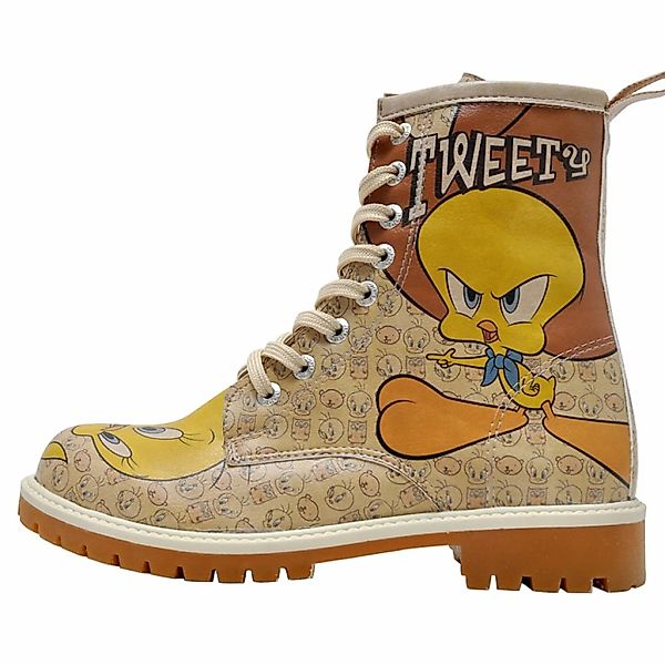 DOGO Schnürboots "Long Boots Schnürstiefel Tweety Moods Damen Stiefeletten, günstig online kaufen