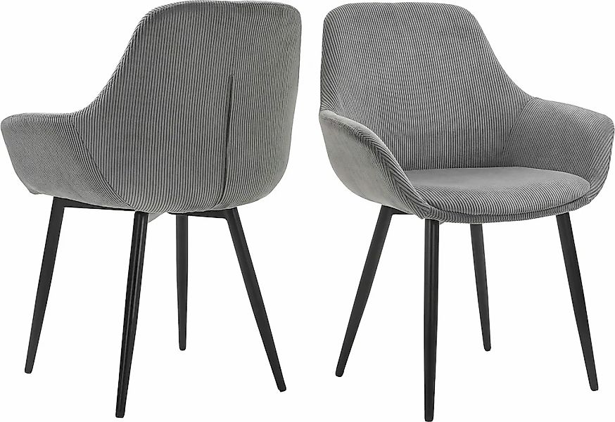 SalesFever Armlehnstuhl "Komfortabler Esszimmerstuhl im zeitlosen Design" ( günstig online kaufen