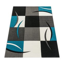 KADIMA DESIGN Teppich Karo Wohnzimmer 100% günstig online kaufen