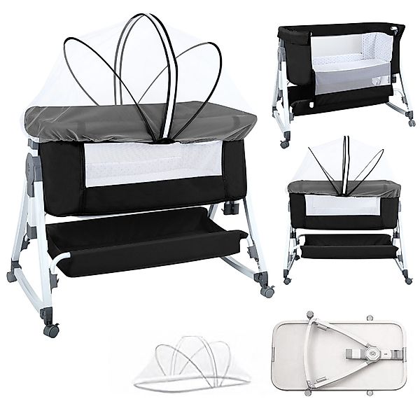 JEOBEST Beistellbett 3 in 1 Babybett, günstig online kaufen
