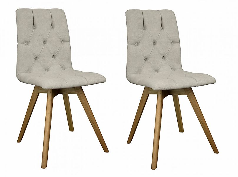 andas Esszimmerstuhl "Rania" (Set) 2 Stk. Microfaser Massivholzgestell, mit günstig online kaufen