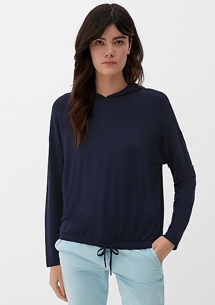 s.Oliver Langarmshirt T-Shirt Sweatshirt mit Kapuze günstig online kaufen