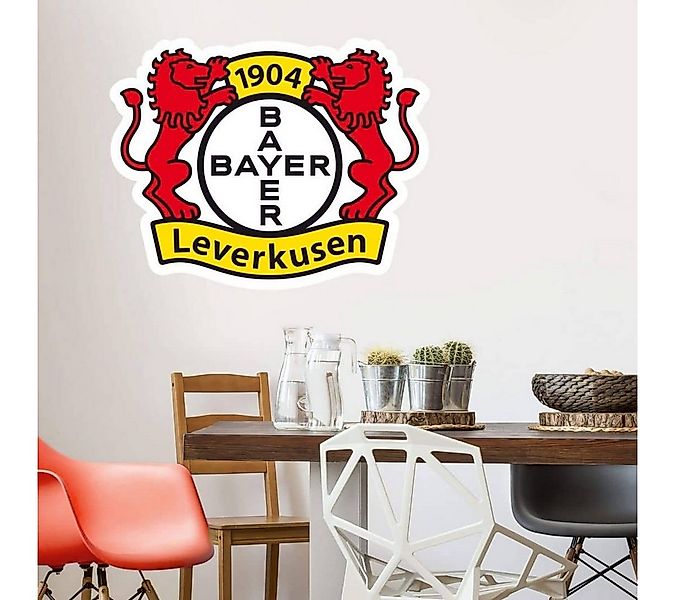 Bayer 04 Leverkusen Wandtattoo Fußball Wandtattoo Bayer 04 Leverkusen Logo günstig online kaufen