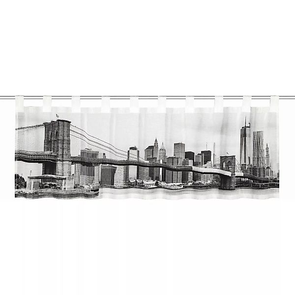 Bistrogardine Skyline Schwarz-Weiß 45 cm x 140 cm günstig online kaufen