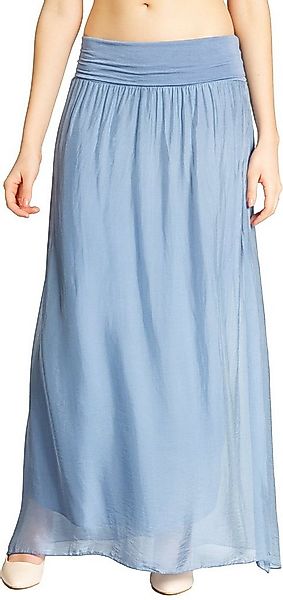 Caspar Faltenrock RO025 eleganter leichter Damen Sommer Rock mit Seidenante günstig online kaufen