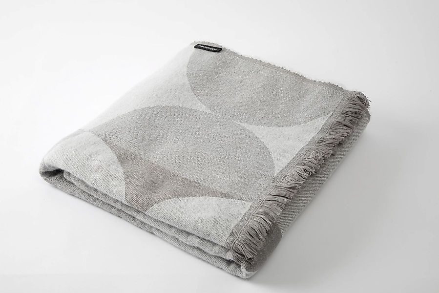 Loop weiche Decke - grafisches Muster cool grey günstig online kaufen