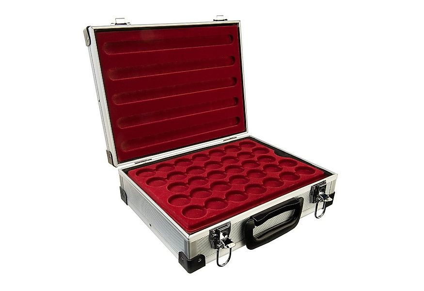 MC.Sammler Aufbewahrungsbox MC.Sammler Alu Münzkoffer inkl 5 Münztableaus v günstig online kaufen