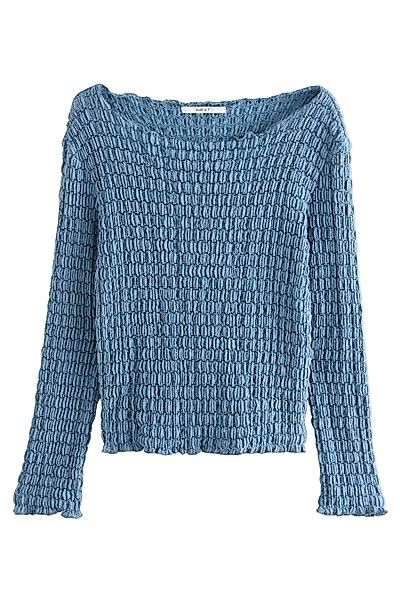 Next Strickpullover Strukturiertes Langarmshirt (1-tlg) günstig online kaufen