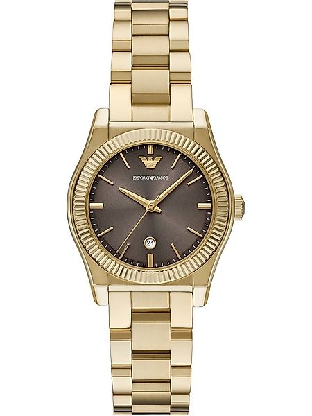 Emporio Armani Quarzuhr Emporio Armani Damen-Uhren Analog Quarz günstig online kaufen